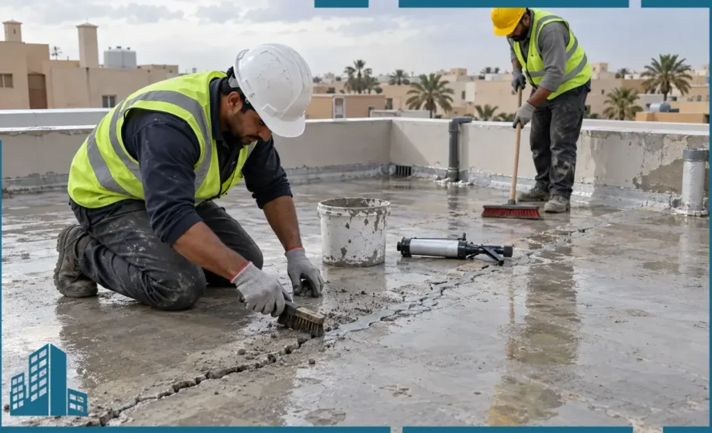 علامات تدل على تسرب مياه الأمطار من السطح
